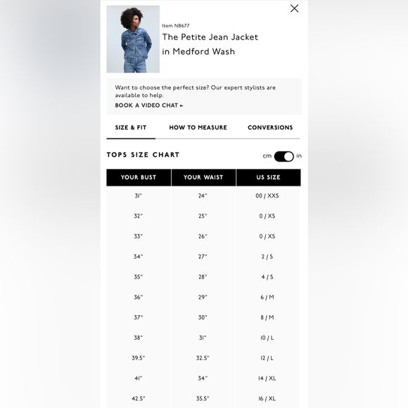 Madewell Jean Jacket in Medford Wash denim size Medium NWOT - Picture 4 of 6